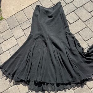 Rickie Freeman for Teri Jon Elegant Black Full Skirt